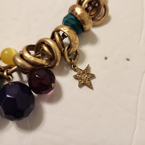 Jessica Simpson Clustered Beaded Bauble Statement Necklace - Picture 3 of 6